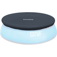 Produktbild för Intex 28023, Poolöverdrag, Ovanmarkspool, Rund, Blå, PVC, Po...