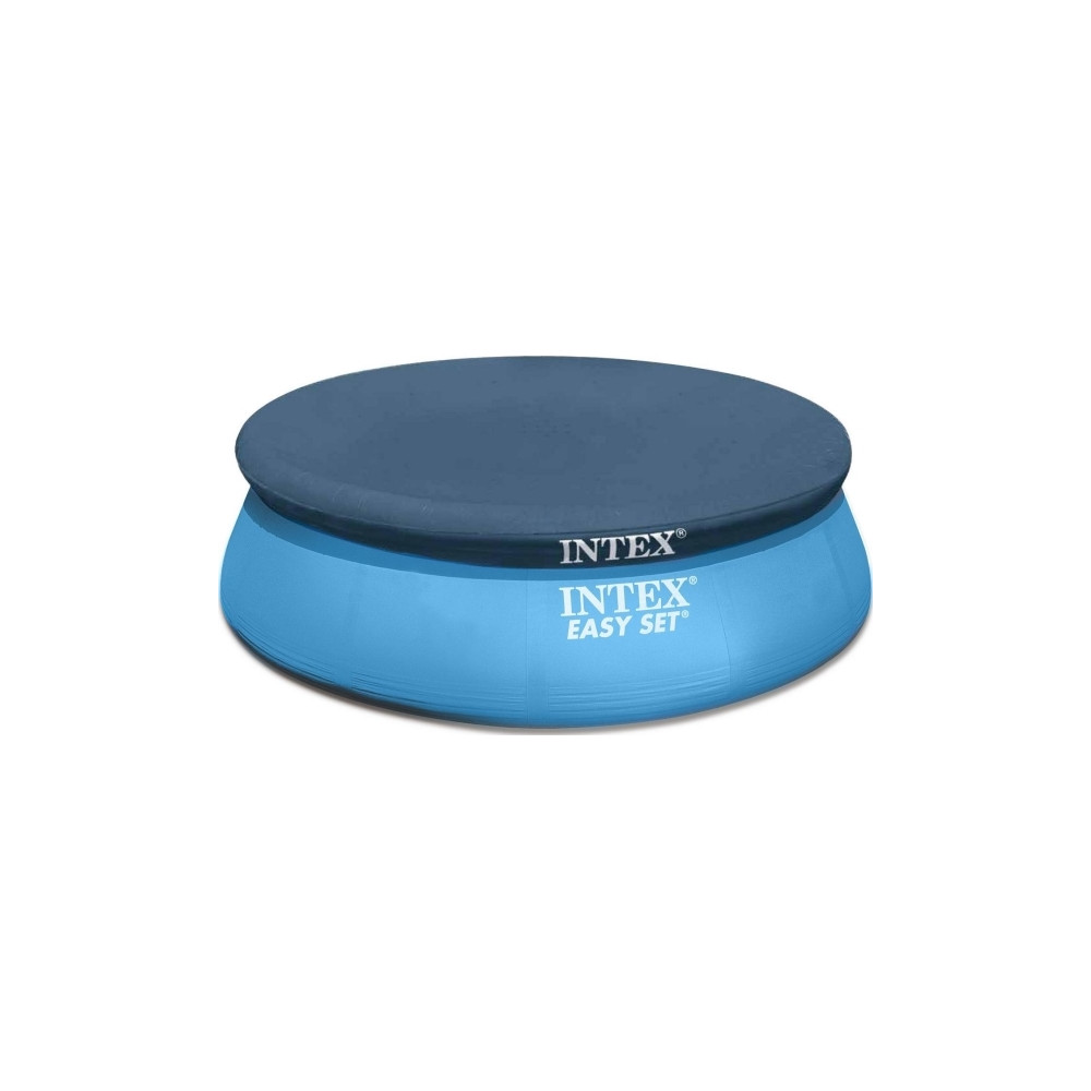 Produktbild för Intex 28023, Poolöverdrag, Ovanmarkspool, Rund, Blå, PVC, Po...