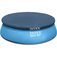 Produktbild för Intex 28023, Poolöverdrag, Ovanmarkspool, Rund, Blå, PVC, Po...