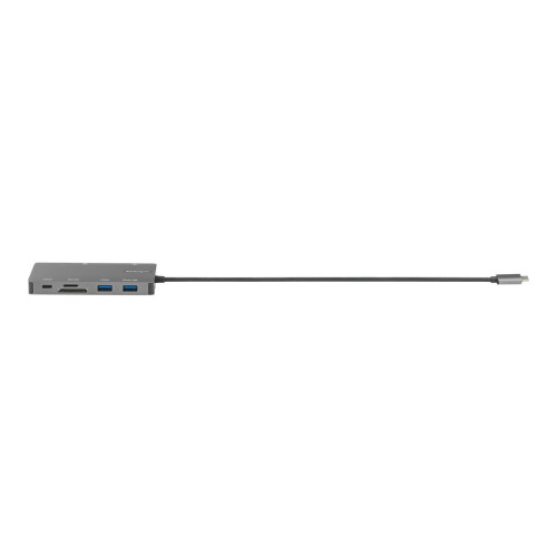 StarTech.com StarTech.com USB C-multiportadapter - HDMI 4K 30 Hz eller VGA-resedocka - 5 Gbps USB 3.0-hubb (USB A/USB C-portar) - 100 W strömförsörjning - SD/Micro SD - GbE - 30 cm kabel - USB C-minidockningsstation - dockningsstation - USB-C 3.2 Gen 1 - VGA, HDMI - 1