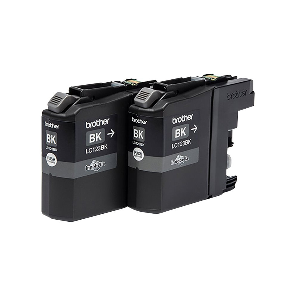 Produktbild för Brother LC123BK - Lång livslängd - svart - original - bläckpatron