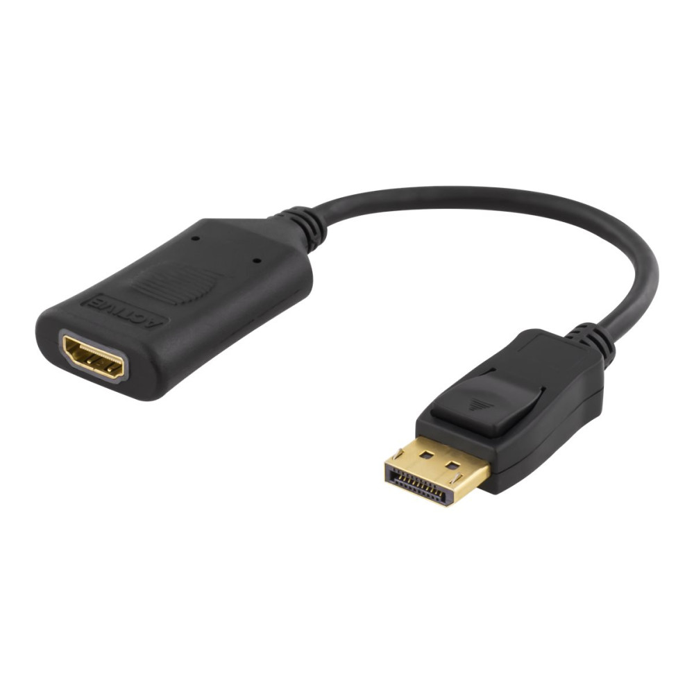 Produktbild för DELTACO DP-HDMI32 - adapterkabel - DisplayPort / HDMI - 10 cm
