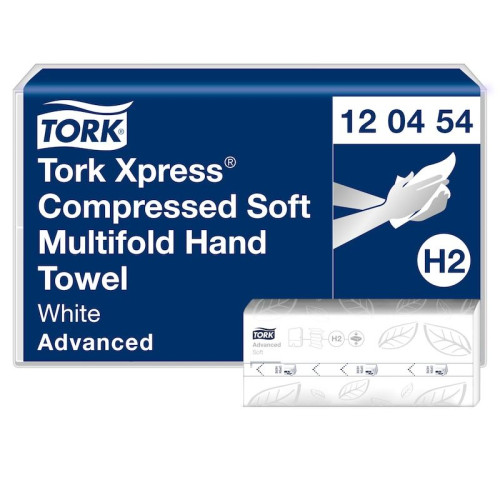 TORK Tork H2 Xpress® Soft Multifold Handdukar, komprimerade, FSC,...