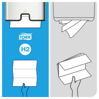 Produktbild för Tork H2 Xpress® Soft Multifold Handdukar, komprimerade, FSC,...