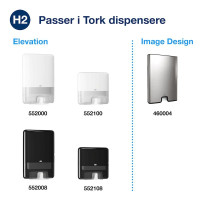 Produktbild för Tork H2 Xpress® Soft Multifold Handdukar, komprimerade, FSC,...