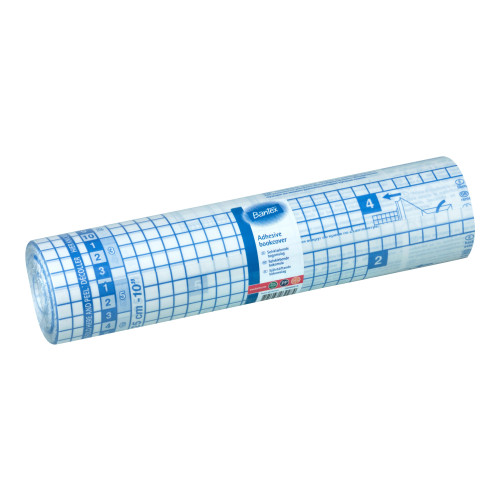 BANTEX Bantex - bokomslag - 30 cm x 25 m - transparent - polypropylen