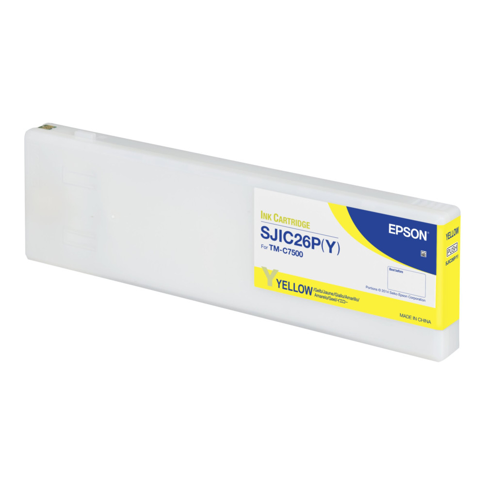 Produktbild för Epson SJIC26P(Y) - gul - original - bläckpatron
