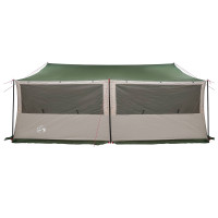 Produktbild för Familjetält med tak Grön 600 x 400 x 268 cm Polyester och Stål