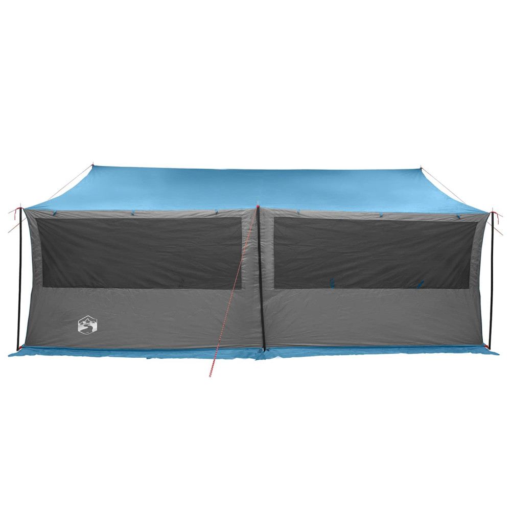 Produktbild för Familjetält med tak Blå 600 x 400 x 268 cm Polyester och Stål