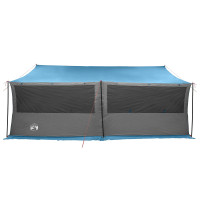 Produktbild för Familjetält med tak Blå 600 x 400 x 268 cm Polyester och Stål