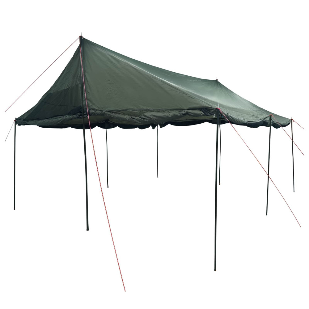 Produktbild för Familjetält Armégrön 600 x 400 x 268 cm Polyester och Stål
