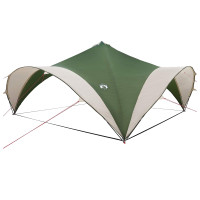 Produktbild för Partytält med tak Grön 600 x 600 x 400 cm Polyester och Stål