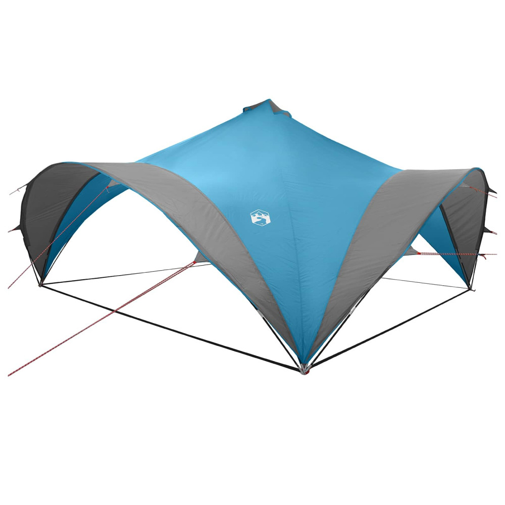Produktbild för Partytält med tak Blå 600 x 600 x 400 cm Polyester och Stål