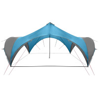 Produktbild för Partytält med tak Blå 600 x 600 x 400 cm Polyester och Stål