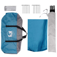 Produktbild för Partytält med tak Blå 600 x 600 x 400 cm Polyester och Stål