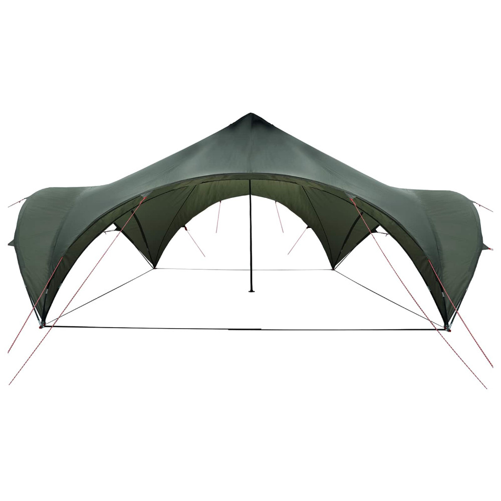 Produktbild för Partytält Armégrön 600 x 600 x 400 cm Polyester och Stål