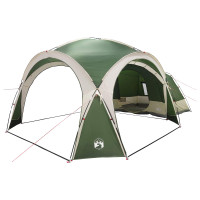 Produktbild för Sidtält med tak Grön 410 x 410 x 250 cm Polyester och Stål