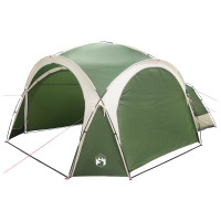Produktbild för Sidtält med tak Grön 410 x 410 x 250 cm Polyester och Stål