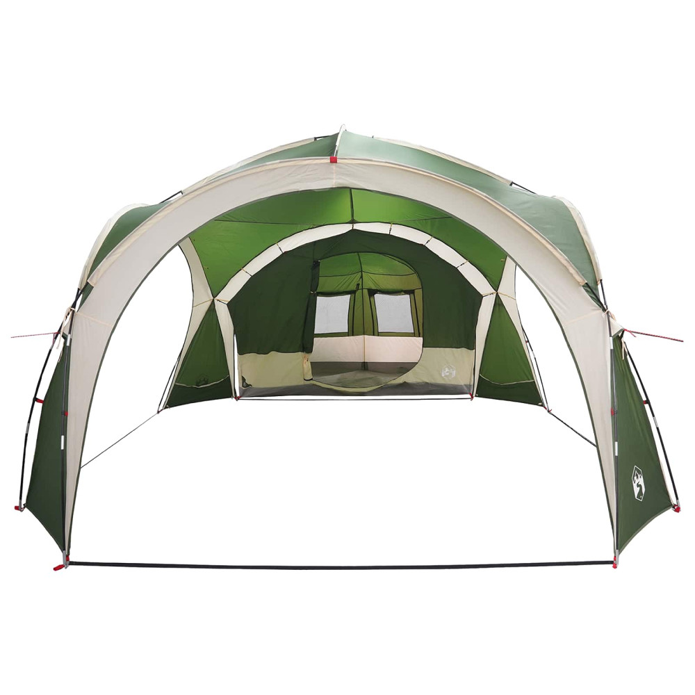 Produktbild för Sidtält med tak Grön 410 x 410 x 250 cm Polyester och Stål