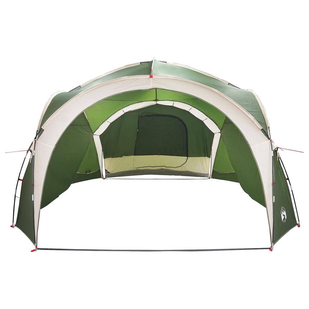 Produktbild för Sidtält med tak Grön 410 x 410 x 250 cm Polyester och Stål