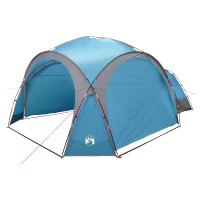 Produktbild för Sidtält med tak Blå 410 x 410 x 250 cm Polyester och Stål