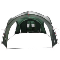 Produktbild för Sidtält med tak Armégrön 410 x 410 x 250 cm Polyester och Stål