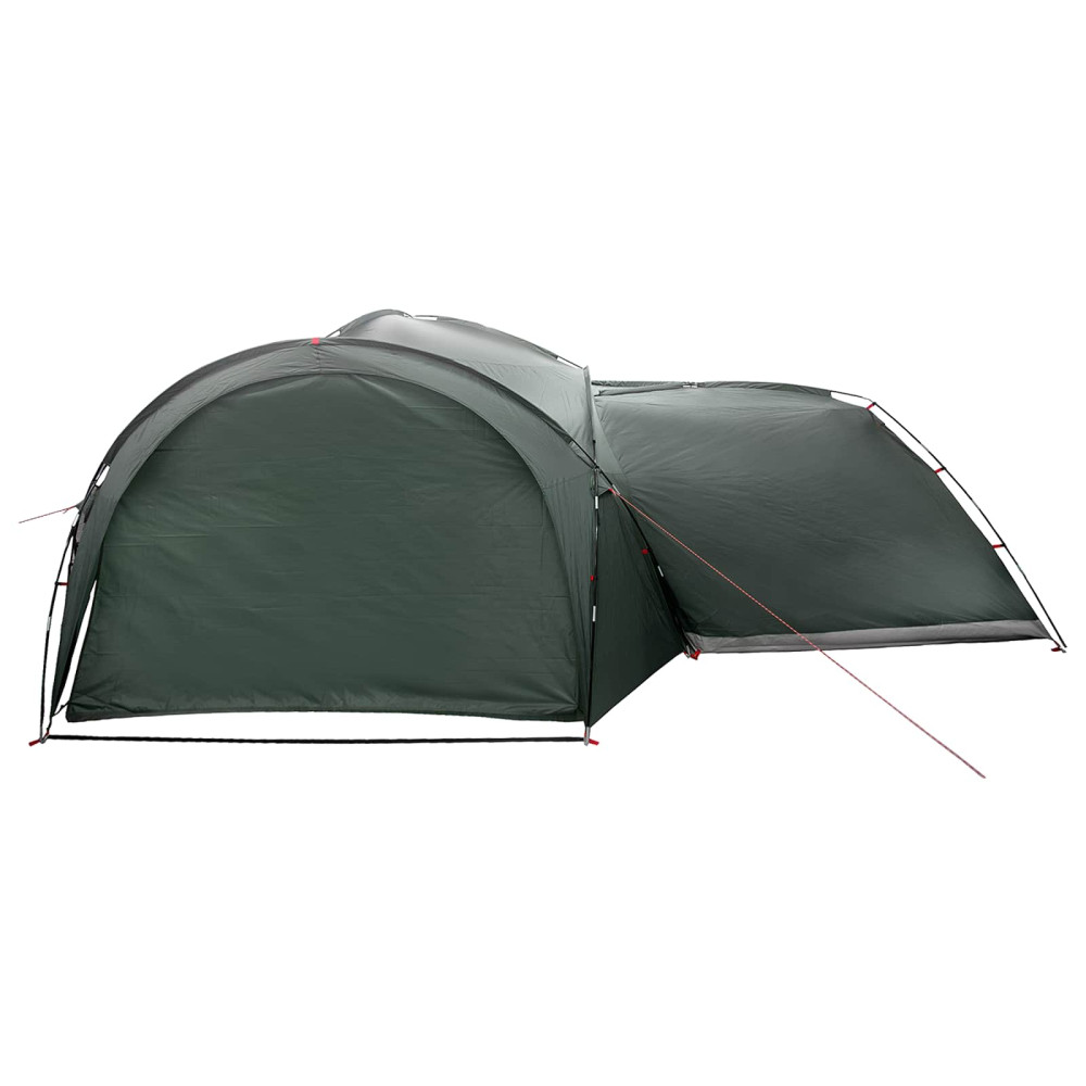 Produktbild för Sidtält med tak Armégrön 410 x 410 x 250 cm Polyester och Stål