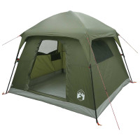 Produktbild för Stuga Tält Olivgrön 244 x 213 x 183 cm Polyester och Stål