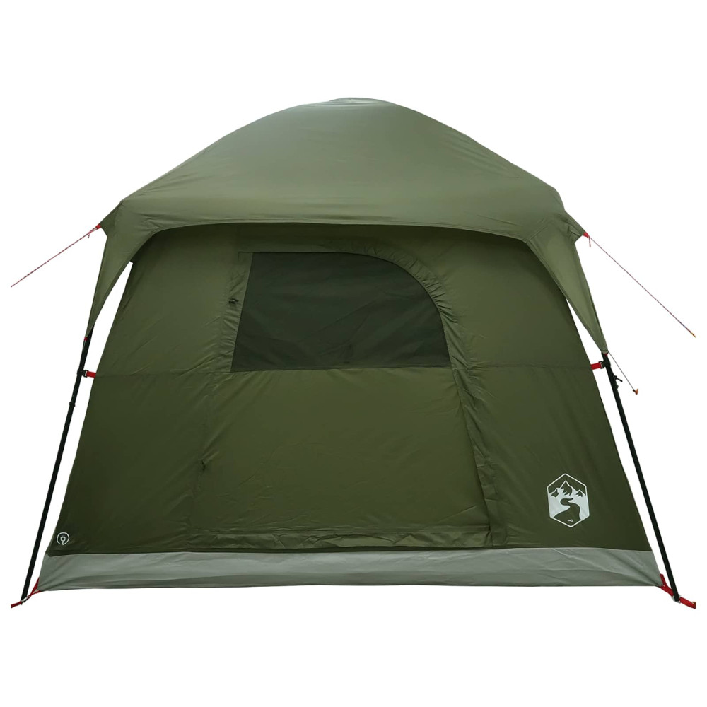 Produktbild för Stuga Tält Olivgrön 244 x 213 x 183 cm Polyester och Stål