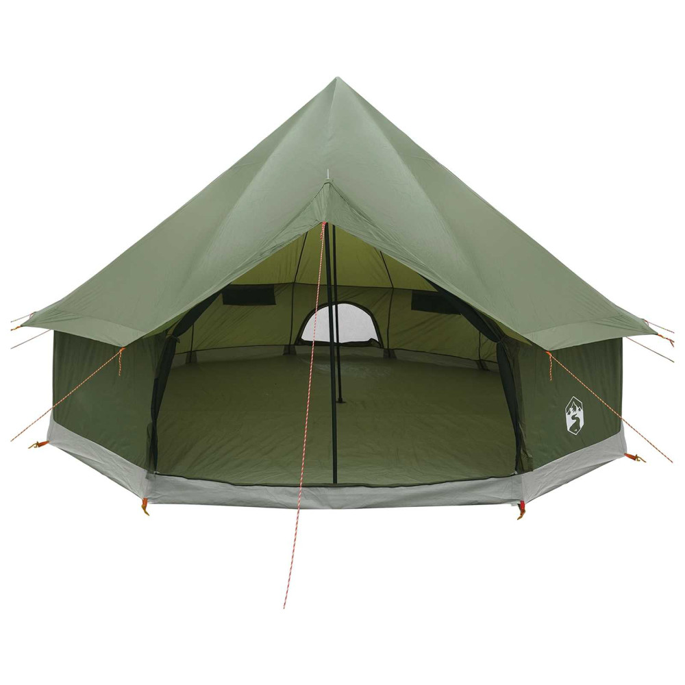 Produktbild för Tipi Tält Olivgrön 300 x 300 x 200 cm Polyester och Stål