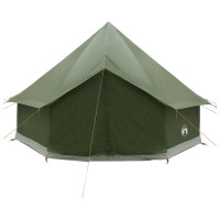 Produktbild för Tipi Tält Olivgrön 300 x 300 x 200 cm Polyester och Stål