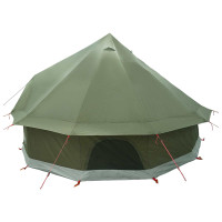 Produktbild för Tipi Tält Olivgrön 300 x 300 x 200 cm Polyester och Stål