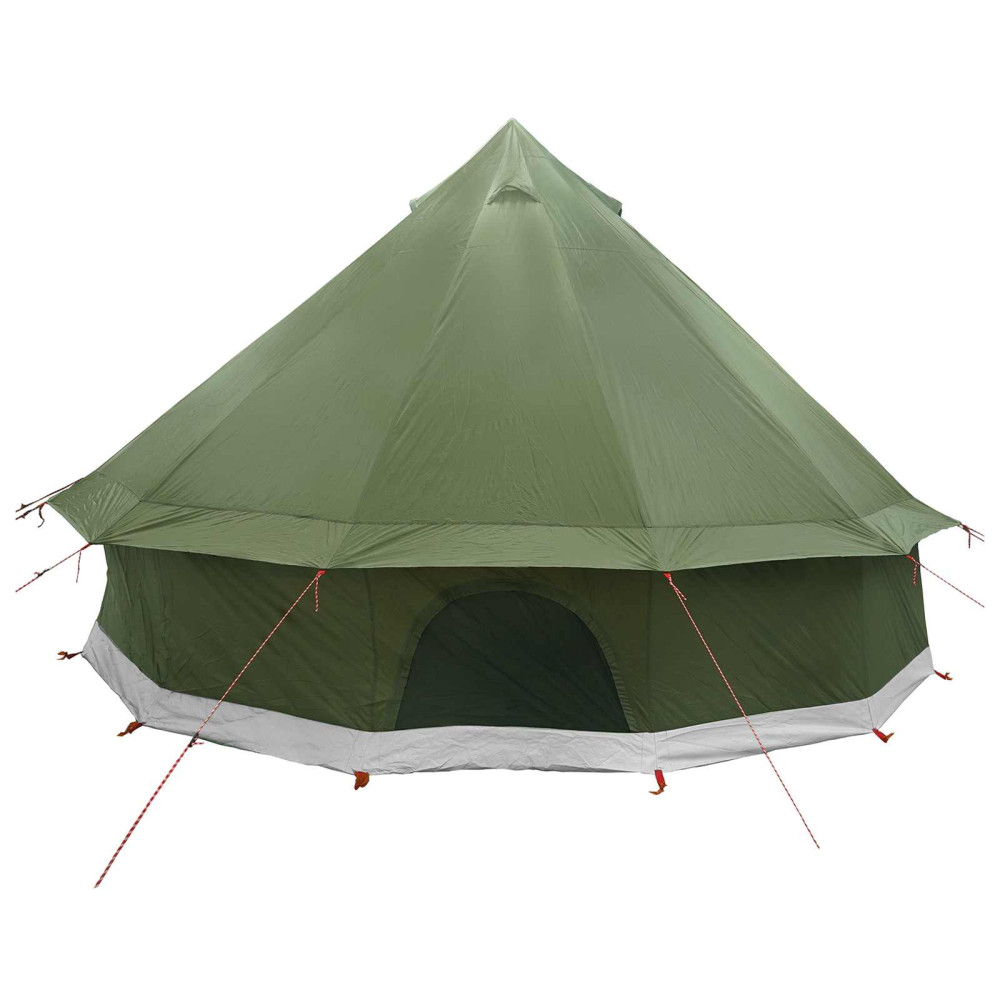 Produktbild för Tipi Tält Olivgrön 300 x 300 x 200 cm Polyester och Stål