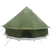 Produktbild för Tipi Tält Olivgrön 300 x 300 x 200 cm Polyester och Stål