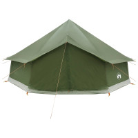Produktbild för Tipi Tält Olivgrön 600 x 600 x 350 cm Polyester och Stål
