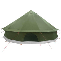 Produktbild för Tipi Tält Olivgrön 600 x 600 x 350 cm Polyester och Stål