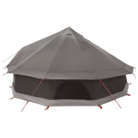 Produktbild för Tipi Tält Brun Grå 600 x 600 x 350 cm Polyester och Stål