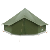 Produktbild för Tipi Tält Olivgrön 500 x 500 x 300 cm Polyester och Stål