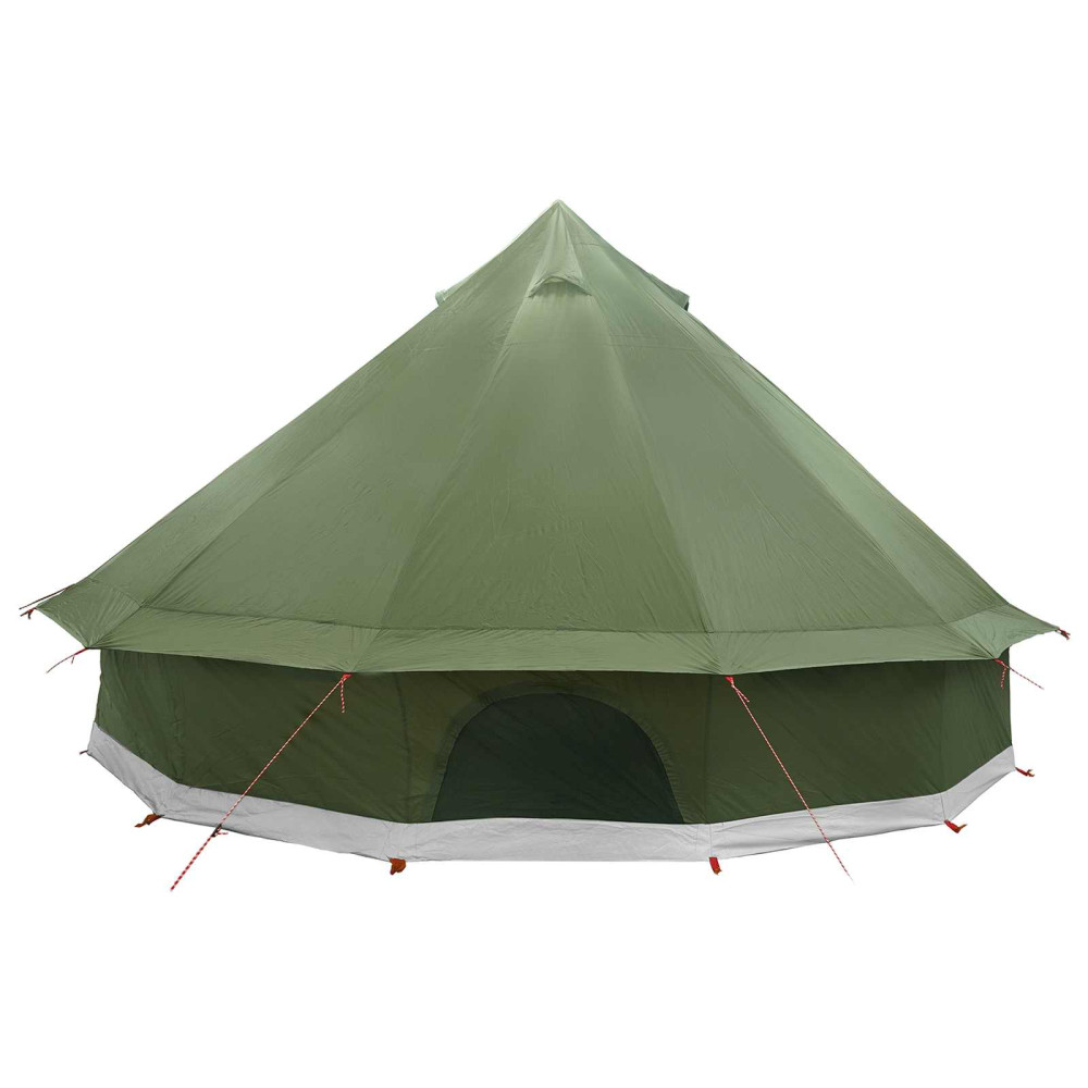 Produktbild för Tipi Tält Olivgrön 500 x 500 x 300 cm Polyester och Stål