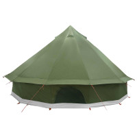 Produktbild för Tipi Tält Olivgrön 500 x 500 x 300 cm Polyester och Stål
