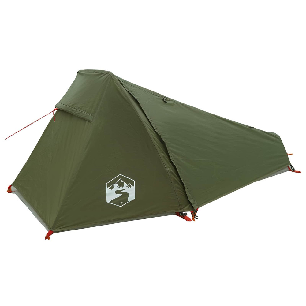 Produktbild för Tunneltält Olivgrön 215 x 100 x 90 cm Polyester och Stål