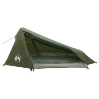 Produktbild för Tunneltält Olivgrön 215 x 100 x 90 cm Polyester och Stål