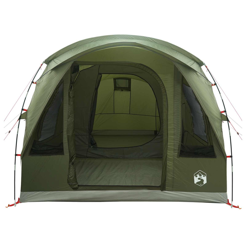 Produktbild för Tunneltält Olivgrön 400 x 260 x 200 cm Polyester och Stål