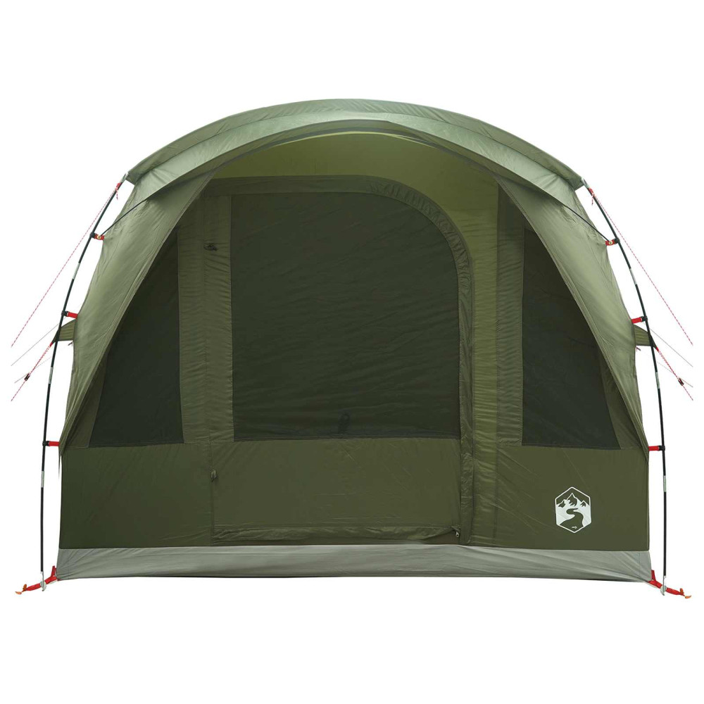 Produktbild för Tunneltält Olivgrön 400 x 260 x 200 cm Polyester och Stål