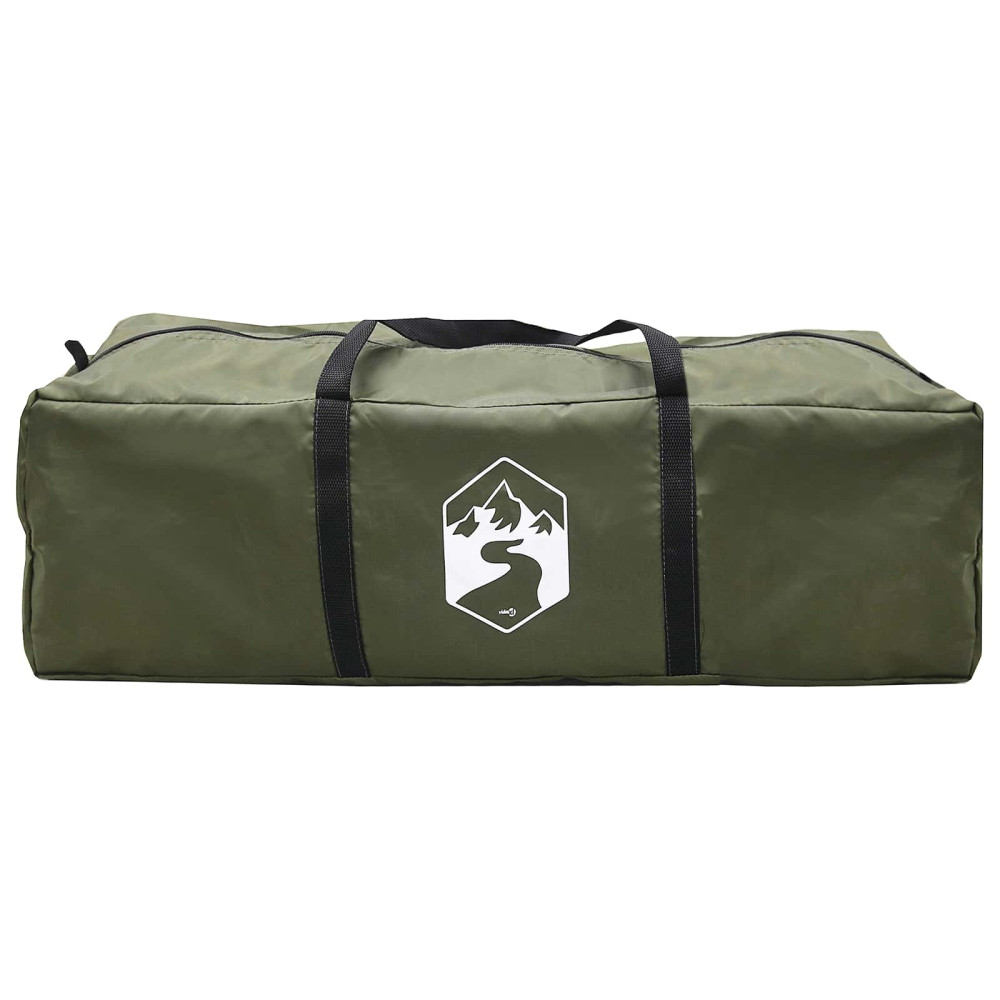 Produktbild för Tunneltält Olivgrön 400 x 260 x 200 cm Polyester och Stål