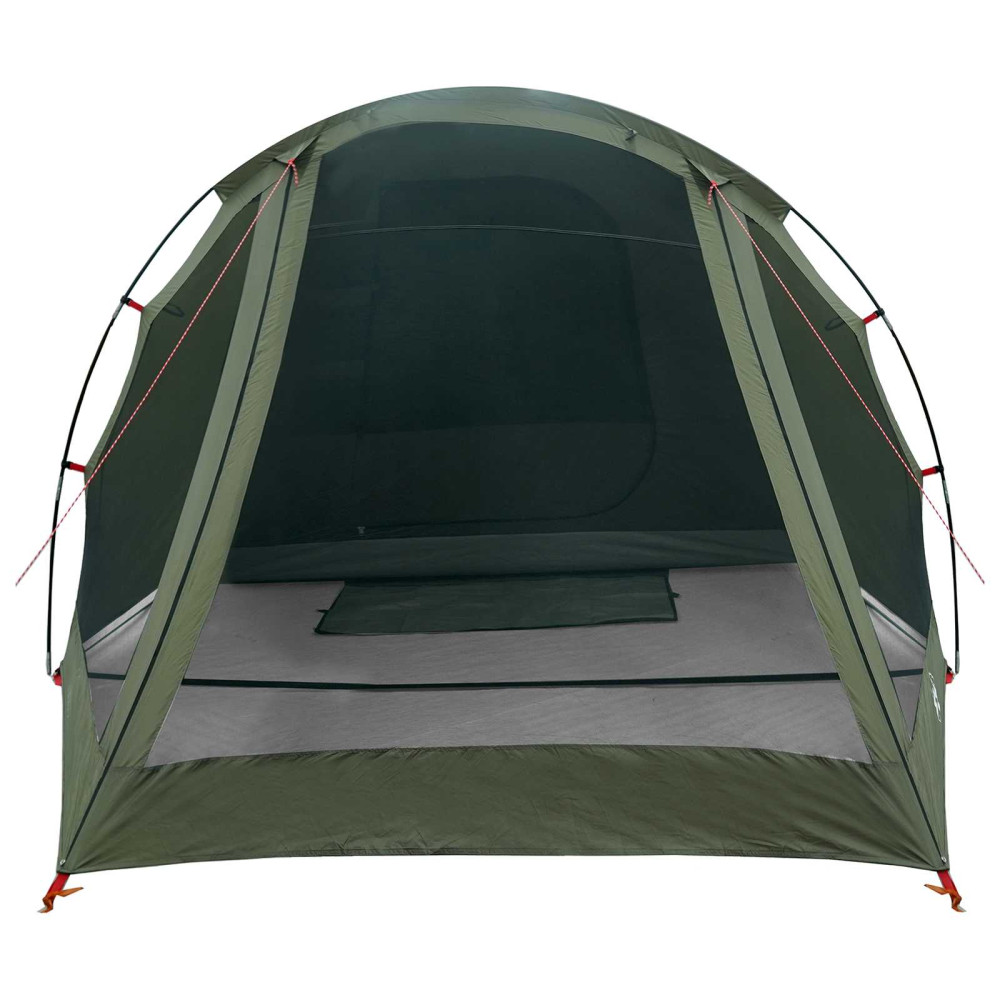 Produktbild för Stuga Tält Olivgrön 488 x 244 x 183 cm Polyester och Stål