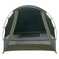 Produktbild för Stuga Tält Olivgrön 488 x 244 x 183 cm Polyester och Stål