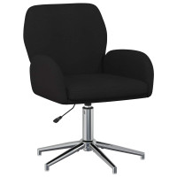 Produktbild för Svanstol 54 x 58 x 90 cm Svart Tyg