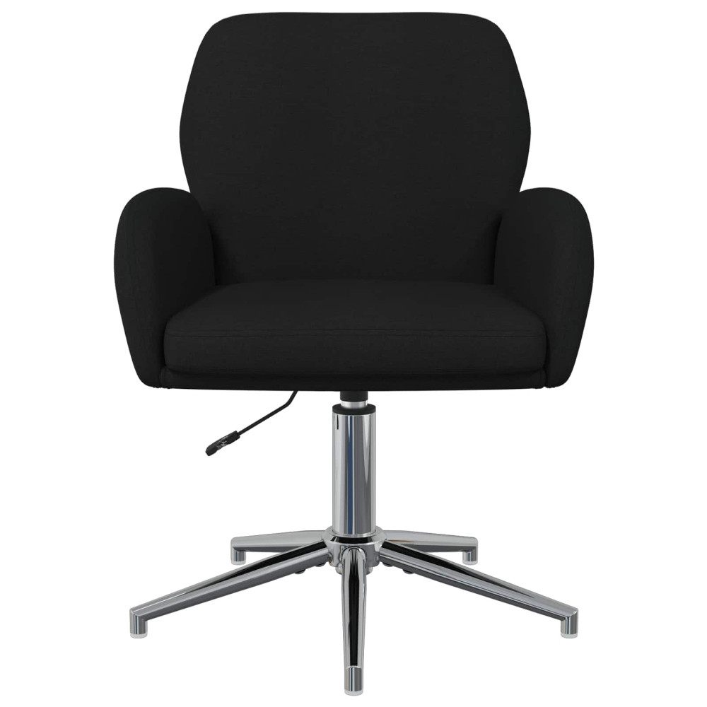 Produktbild för Svanstol 54 x 58 x 90 cm Svart Tyg