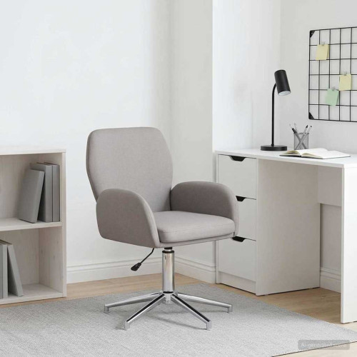 vidaXL Svanstol 54 x 58 x 90 cm Taupe Tyg